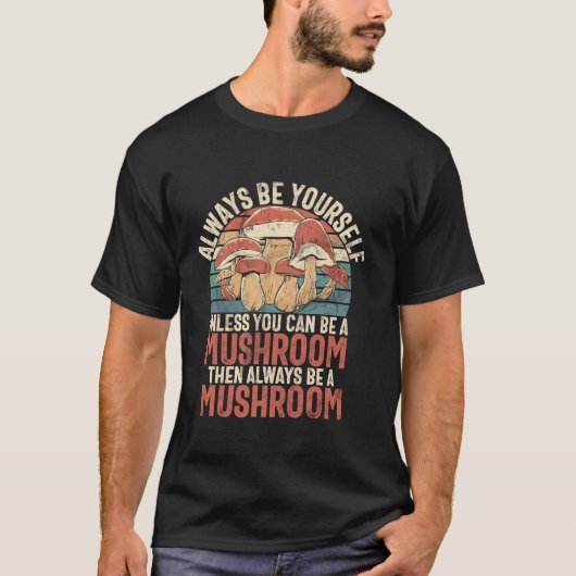 Mushroom Hunter Retro Mushroom Lover Schimmels Ver T-shirt (Voorkant)