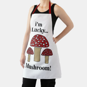 Mushroom Ik ben Lucky Mushroom Schort