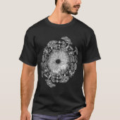 Mushroom Iris Spore Print Mycology Art Shirt (Voorkant)