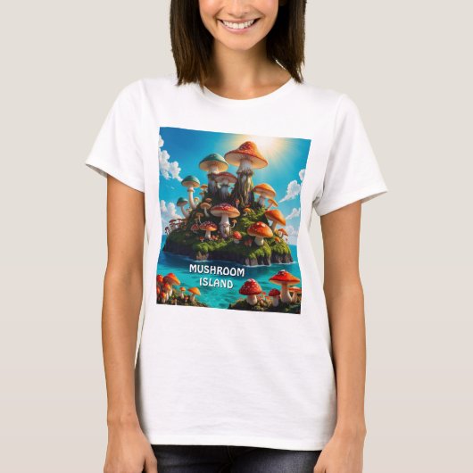 MUSHROOM ISLAND T-SHIRT (Voorkant)