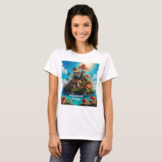 MUSHROOM ISLAND T-SHIRT (Voorkant volledig)