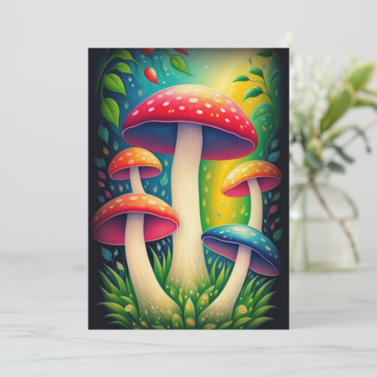 MUSHROOM KAART (Staand voorkant)