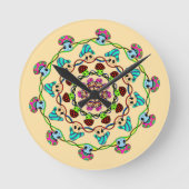 mushroom madness ronde klok (Voorkant)