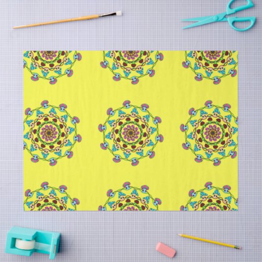 mushroom madness  tissuepapier (Craft)