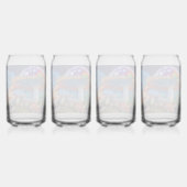 Mushroom Magic: betoverende Forest Glass Tumbler Blikvorm Glas (Achterkant)