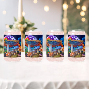 Mushroom Magic: betoverende Forest Glass Tumbler Blikvorm Glas