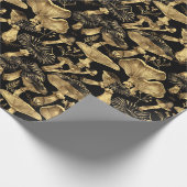 Mushroom Magic Dark Forest Cadeaupapier (Hoek)