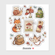 Mushroom Mail Club Stickerblad