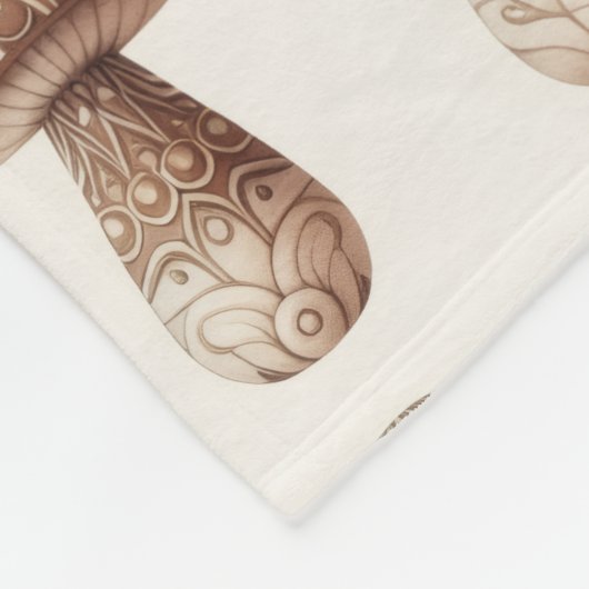 Mushroom Maker Fleece Deken (Hoek)