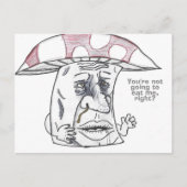 Mushroom Man Therapy Feestdagenkaart (Voorkant)