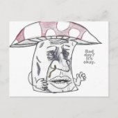 Mushroom Man Therapy Feestdagenkaart (Voorkant)