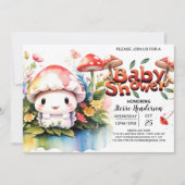 Mushroom Meadow Wonder Baby shower Kaart (Voorkant)