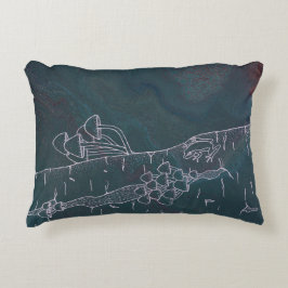 Mushroom Meet at Croaker's Post Accent Kussen