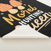 Mushroom Morel Hunting Queen Sherpa Deken (3/4)