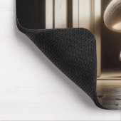 Mushroom Munchkin gloeien in een deuropening Muismat (Hoek)