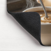 Mushroom Munchkin roeren koffie in de ochtend Muismat (Hoek)