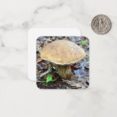 Mushroom Note Kaart Notitiekaartje (Voorkant / Achterkant in situ)