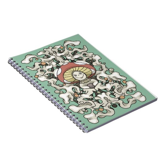 Mushroom notebook notitieboek (Rechterzijde)