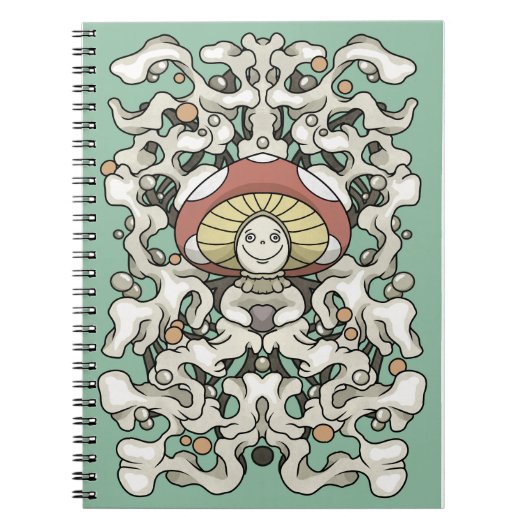 Mushroom notebook notitieboek (Voorkant)