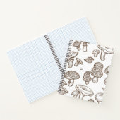 Mushroom pattern notitieboek (Binnen)