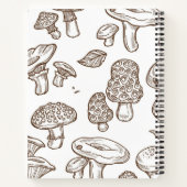 Mushroom pattern notitieboek (Achterkant)