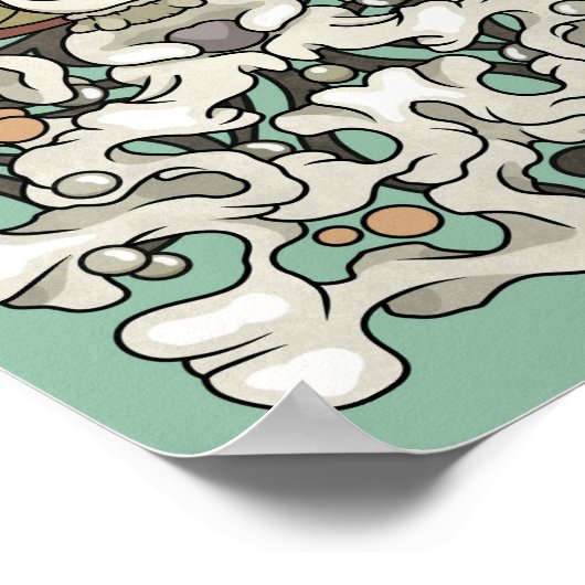 Mushroom Poster (Hoek)