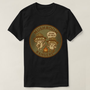 Mushroom Rangers Spore The Wild Outdoor Avontuur T-shirt