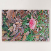 mushroom red with white dots legpuzzel (Horizontaal)