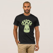 Mushroom Sad Unhappy Face Kawaii Disappointed Mela T-shirt (Voorkant volledig)