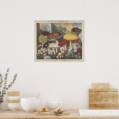  Mushroom Scientific Journal Art Poster (Keuken)