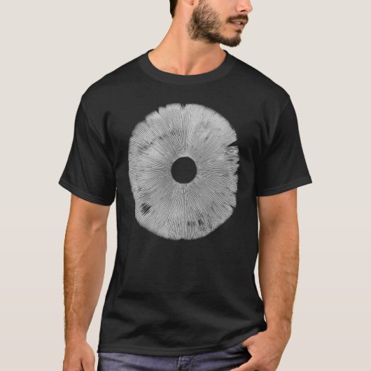 Mushroom Spore Print Mushroom Lover Gift I Love Mu T-shirt (Voorkant)