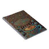 Mushroom Sporen Koffie Psychedelic Smelting Drip Notitieboek (Rechterzijde)