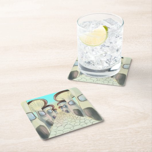 Mushroom stad onderzetters (Insitu)