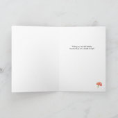 Mushroom Theepot Cottage Verjaardag Kaart (Binnen)