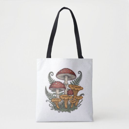 Mushroom Tote Bag (Voorkant)