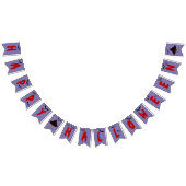 Mushroom Vampire Halloween Bunting Banner (Alle)