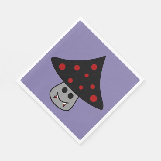 Mushroom Vampire Papieren servetten (Hoek)