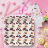 MUSHROOM-VRIENDEN PAPIEREN BORDJE (Feest)