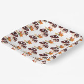 MUSHROOM-VRIENDEN PAPIEREN BORDJE (Gebogen)