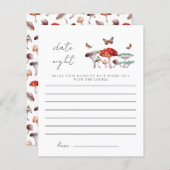 Mushroom Vrijgezellenfeest Datum Nachtideeën (Voorkant / Achterkant)