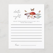 Mushroom Vrijgezellenfeest Datum Nachtideeën (Voorkant)