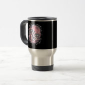 Mushroom Whimsigoth Art Design Classic Reisbeker (Voorkant links)