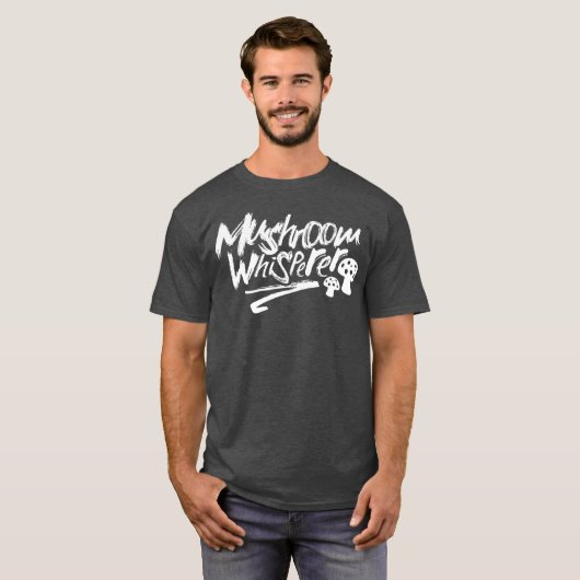 Mushroom Whisperer Collecting Picker Mushrooms T-shirt (Voorkant volledig)