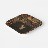 Mushroom Woodland Animal Baby shower Papieren Bordje (Gebogen)