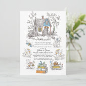 Mushroom Woodland Baby Shower Kaart (Staand voorkant)