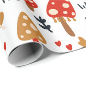 Mushroom Woodland Kathrin Legg Baby Kids Cadeaupapier (Rol Hoek)