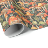 Mushroom Wrapping Paper Cadeaupapier (Rol Hoek)