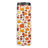 Mushrooms and Falling Leaves Enchanted Autumn Thermosbeker (Achterkant)