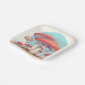 mushrooms Birthday or Shower Papieren Bordje (Gebogen)