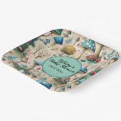 Mushrooms Fairyland Baby shower Papieren Bordje (Gebogen)